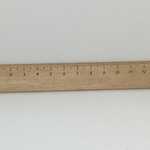 ハードメイプルの定規