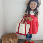 [再販20]キャンバスバイカラー❤tote
