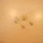 お花と宝石のピアス💎