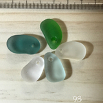穴あき　天然シーグラス  93