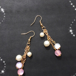 ゆらゆらパールピアス♡