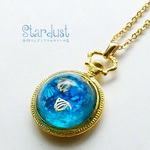 【受注製作】stardust 時のスフィア 海の時 ロングネックレス