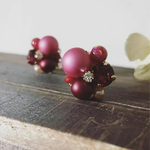 pomegranate ビジュー イヤリング