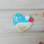 【アイシングクッキー】暑中・残暑見舞いクッキー1枚（メッセージ変更可能）