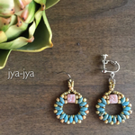 superduo circle mini earring