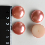インポートカボション 22mm パールサーモンピンク 4個セット