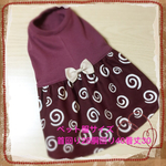ペット服（うずまき柄ワンピース