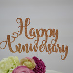 "Happy Anniversary" ケーキトッパー 2