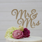 "Mr&Mrs" ケーキトッパー（ウェディング）