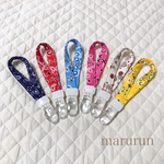 【名入れ可】おしゃれなタオルクリップ♡バンダナ柄♡全6色！