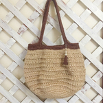 ♡送料込み♡木の実みたいな肩掛けカゴバッグ🌰brown SALE🐳🌴✨
