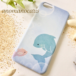 海中での出会い＊スマホケース