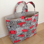 Wao！しまうまさんだらけのミニトートバック