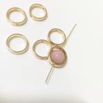 レジン枠 チャームパーツ 丸  15mm 8個