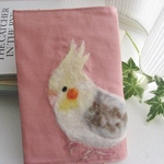 【訳ありお値引品】ブックカバー☆オカメインコ