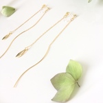 イヤリング　simple　gold
