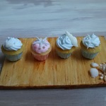貝殻のカップケーキ