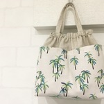 バッグインバッグ*ヤシの木 おむつポーチ