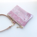 LIBERTY　Capel　カペル　J15N　ストロベリー　ビニコのクリアminiポーチ　ストラップ対応デザイン◆ストラップはオプションです