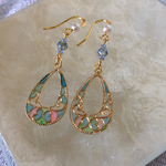 ステンドグラス 風 ピアス『Glass』