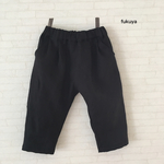 aozorafc12様専用出品 黒リネンのkidsパンツ