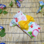 大きな朝顔と金魚たち♪浴衣《白》【SSサイズ】犬服