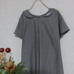 再販　まるえりチェックのワンピース♪