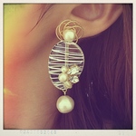 ビンテージアクリルピアス（type.2）