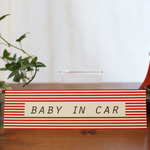 BABY IN CAR ステッカー / D