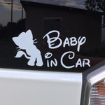 baby in  car ステッカー