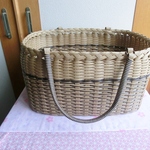 大きな収納かご(茶系）
