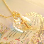 ♡Shell Pendant ♡(スワロフスキー・クリスタル) 