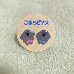 こあらピアス  水玉パンツ