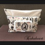 再再・販☆おむつ&おしりふきケース☆アリス柄☆薄ベージュ☆ノーマルビタット