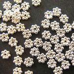 バリのハンドメイドパーツ【svb-4003/シルバー925(ブライト)】バリビーズ・パーツ｜デイジースペーサー(3-3.3mm)/20ヶ