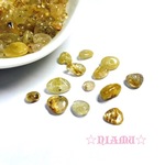 【天然石】ルチルクォーツAA++　チップ　穴あり　6-12mm　5g ハンドメイド素材