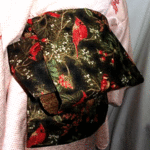 ●ご奉仕品ＵＳＡコットンX'mas柄名古屋帯新品B-6