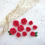 【薔薇パーツ＊《スウィートレッド》】