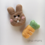 再販！♡羊毛フェルト  うさぎマグネット