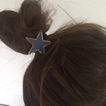 ✴︎ついに再販スタート✴︎ モノトーン　スターヘアゴム✴︎　グレー