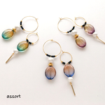 - feminine - hoop pierce & earring