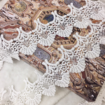 ロココ風 ケミカルレース ブレード 白 BK170802 ハンドメイド 手芸 素材 材料 DIY