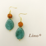 ターコイズ×ウッド