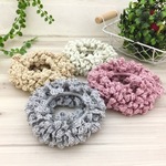 ポップポップシュシュ（ラメシルバー）