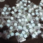 ★万能研摩クロス原料：レジン対応★ツバメ式ドロップス♪希望の星♪BlueＲ♪消耗品/資材♪