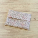 リバティ＊ポケットティッシュケース　フェリシテ   パウダーピンク