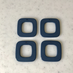 Vintage Dusty Navy Square Pendant Tops 《6583》