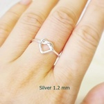 【送料無料！】 LS-M (Love Silver ring)