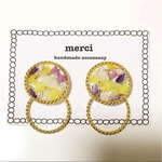 ドライフラワーピアス