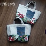ボタニカルなトートバッグ